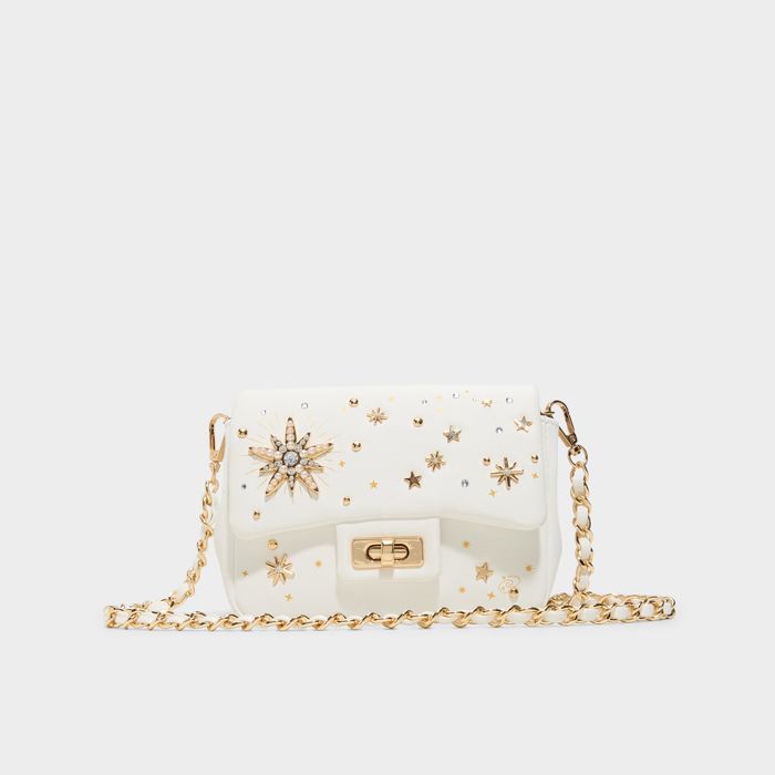 Crossbody bag in white - CELESTIALBAG
