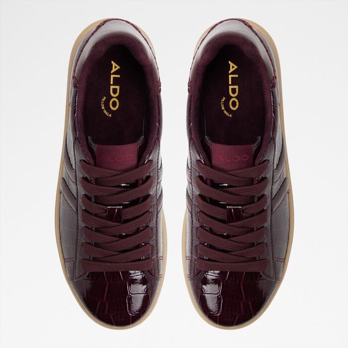 Flat trainers in bordo - CHICSNEAKER2