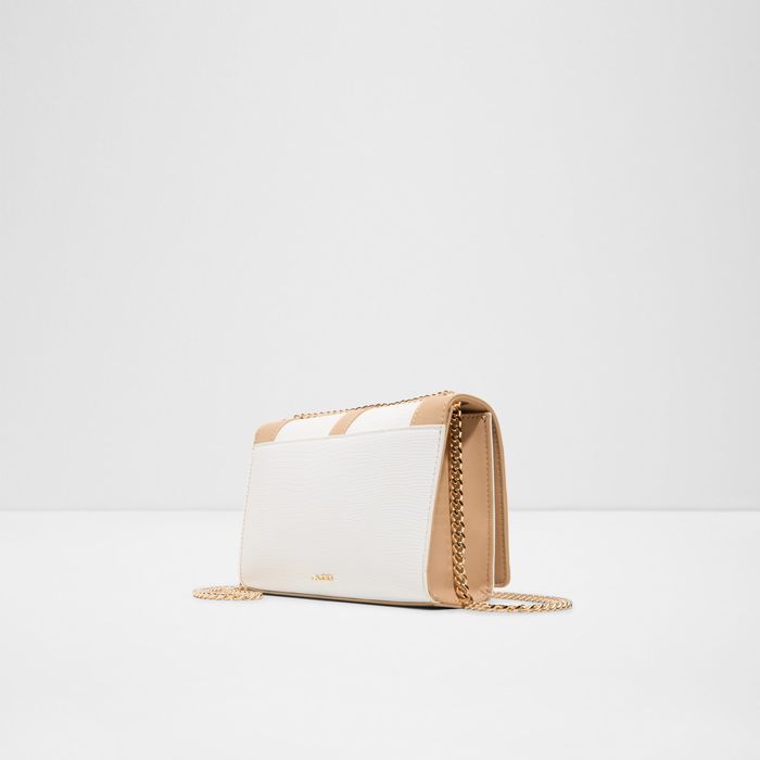 Crossbody bag in white - CLAIRISSIA