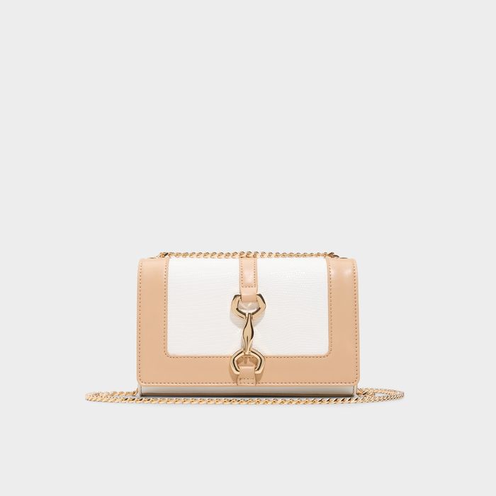 Crossbody bag in white - CLAIRISSIA