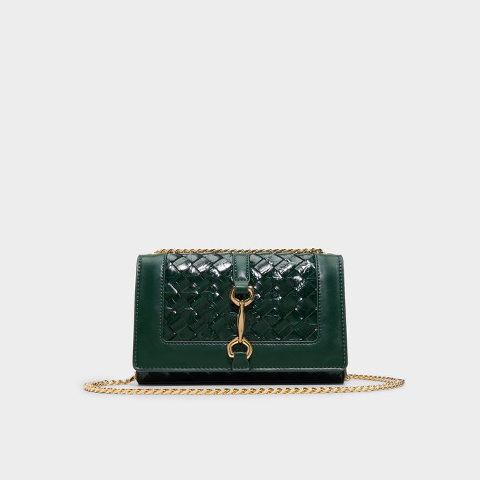 Crossbody bag in green - CLAIRISSIA