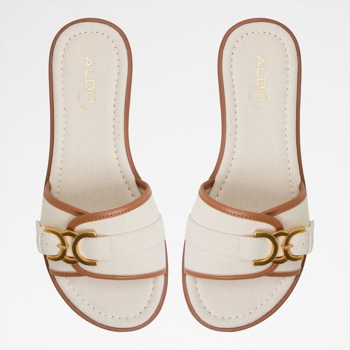 Flat sandals in white - DALLAEDAR
