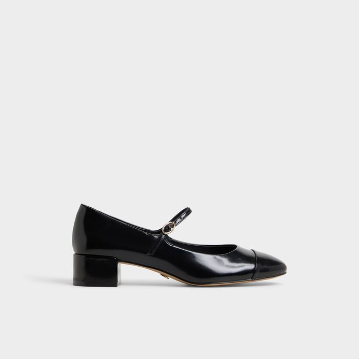 Block heeled shoes in black - DECIMA