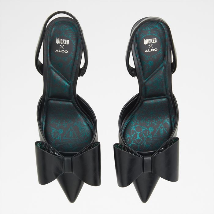 Kitten heeled shoes in black - DEFY