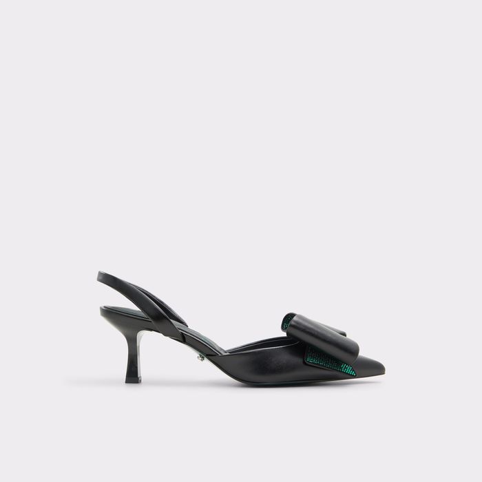 Kitten heeled shoes in black - DEFY