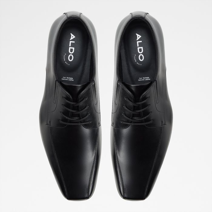 Dress shoes in black leather - DEMARIO