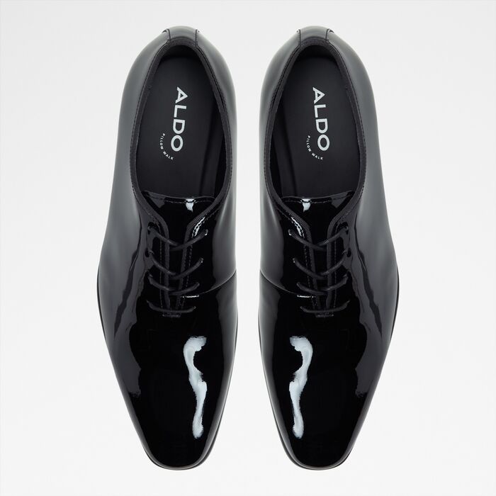 Dress shoes in black patent leather - DEVITO