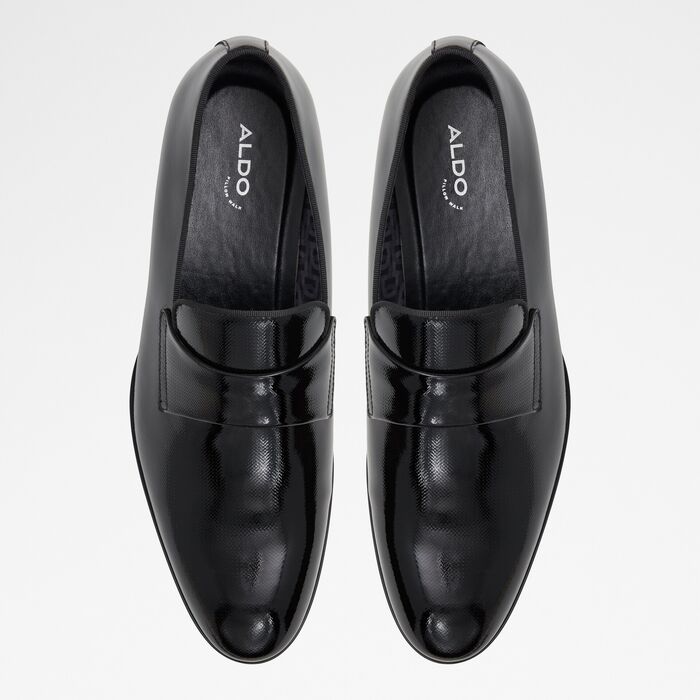 Loafers in black patent leather - DONCASTER