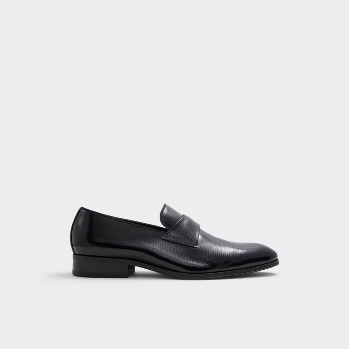 Loafers in black patent leather - DONCASTER