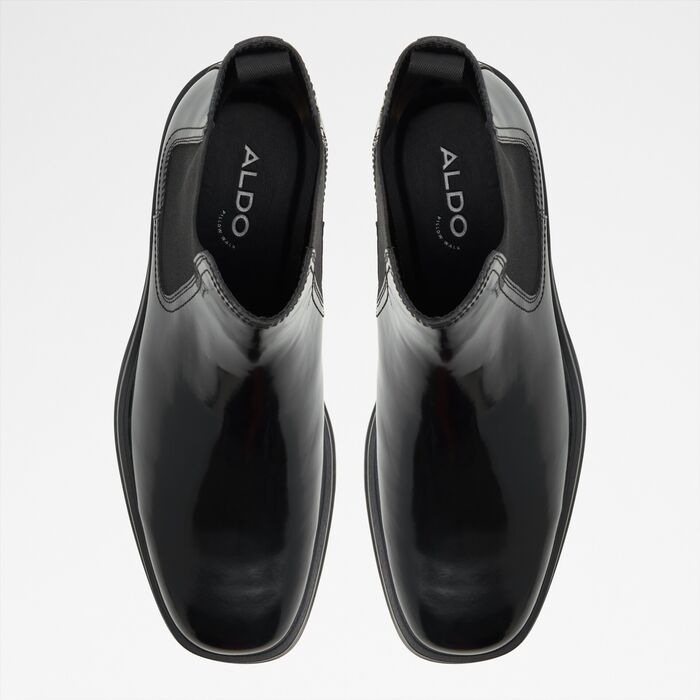 Boots in black leather - DUGGAL