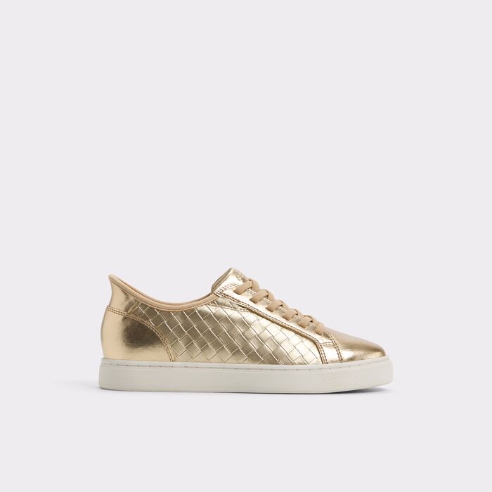 Flat trainers in gold - EASYIN
