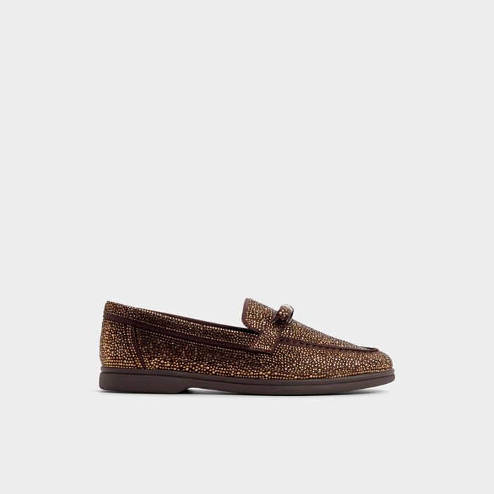 Flat loafers in brown - ELIZIE