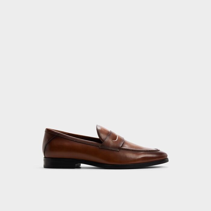 Loafers in cognac leather - ELVIS