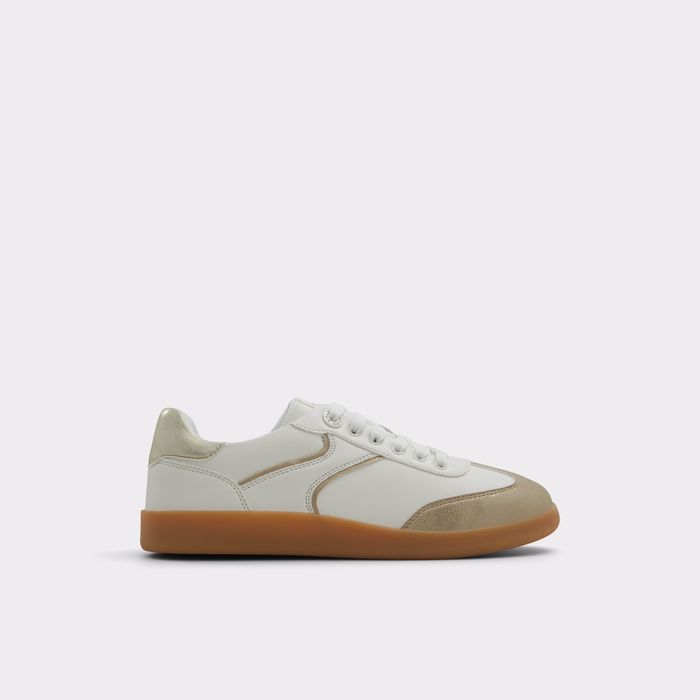 Flat trainers in white and gold - ERILG