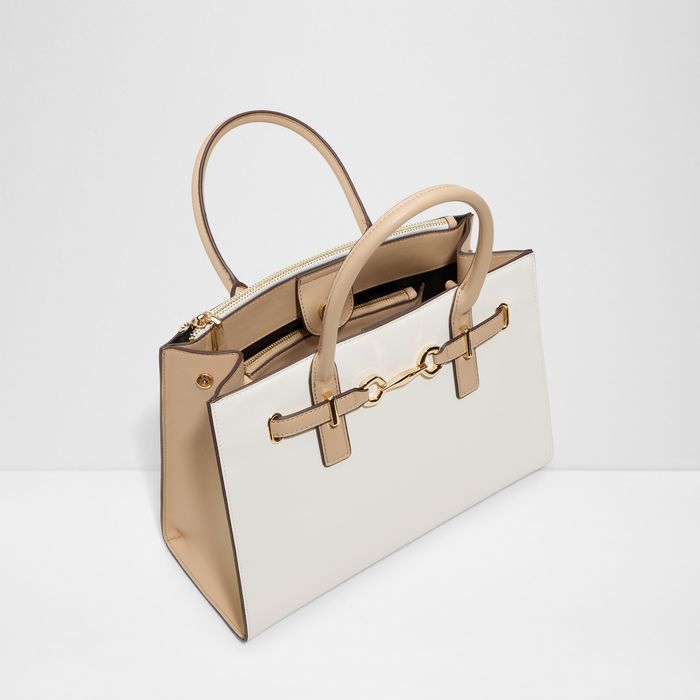 Handbag in white - EVIELYNE