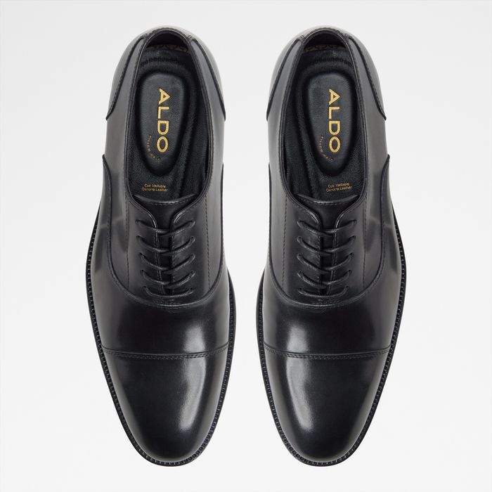 Dress shoes in black leather - FEZ