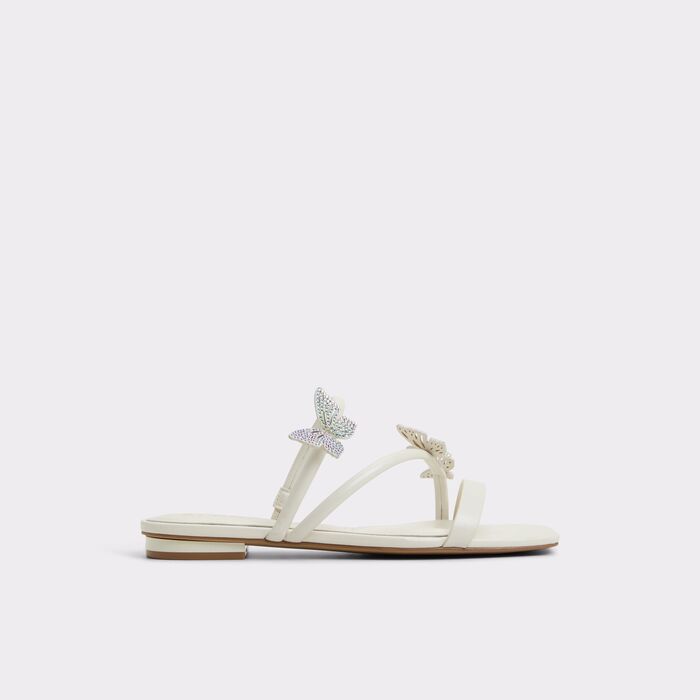 Flat sandals in white - FLYHIGH