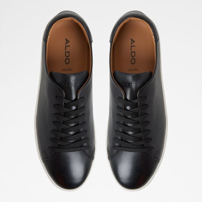 Trainers in black leather - FONZO