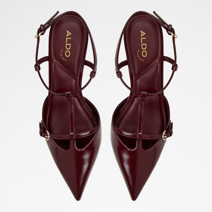 Stiletto heeled shoes in bordo - GALATRIX
