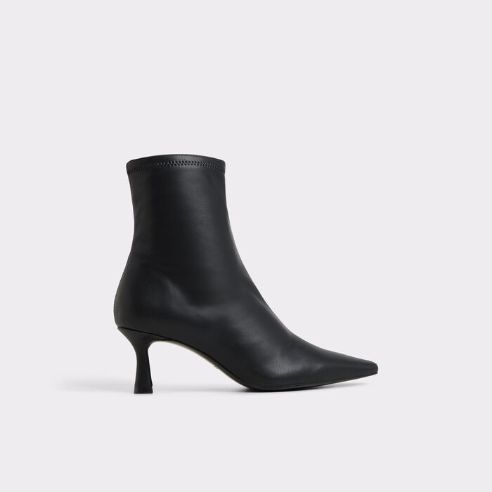 Stiletto heeled ankle boots in black - GAVAMANA