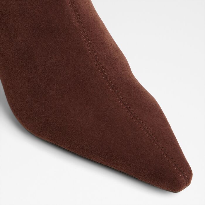 Stiletto heeled ankle boots in brown - GAVAMANA