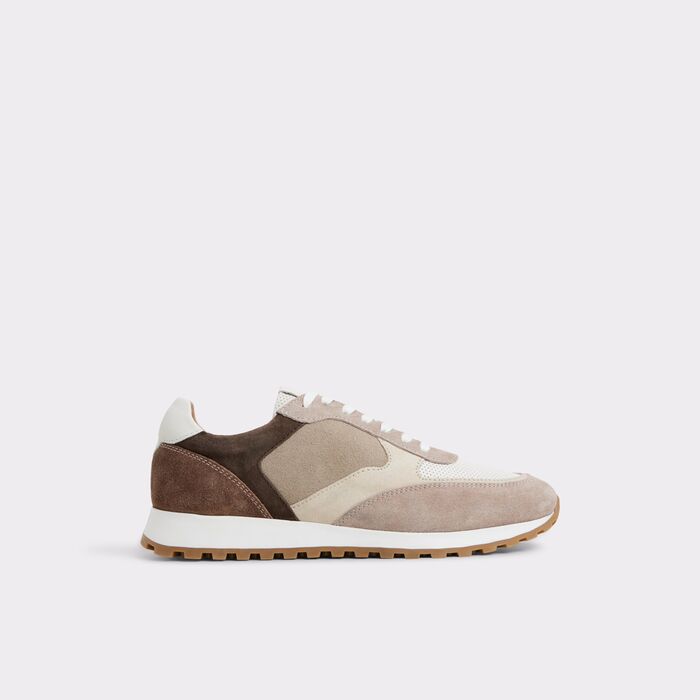 Trainers in beige leather - GORDO