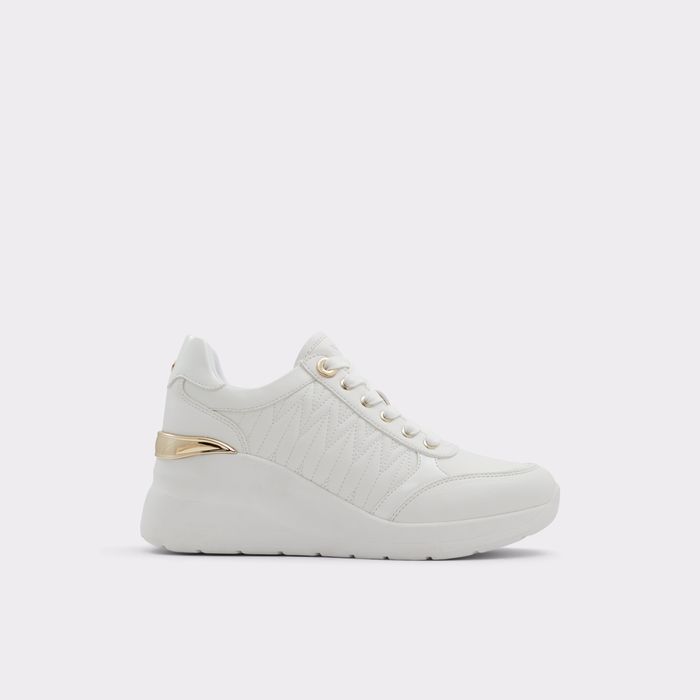 Wedge heeled trainers in white - GRADSKIY