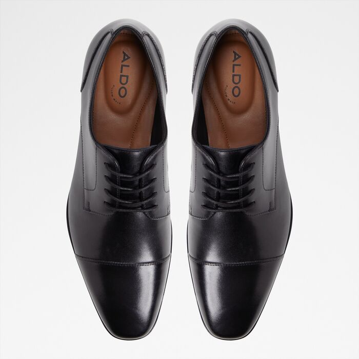 Dress shoes in black leather - GREGORIO