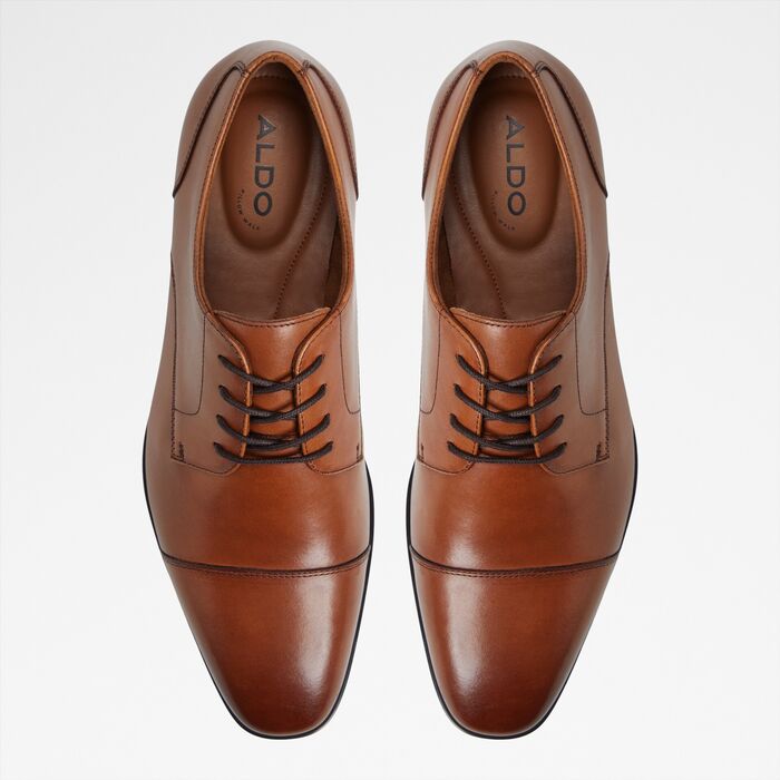 Dress shoes in cognac leather - GREGORIO
