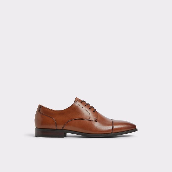 Dress shoes in cognac leather - GREGORIO
