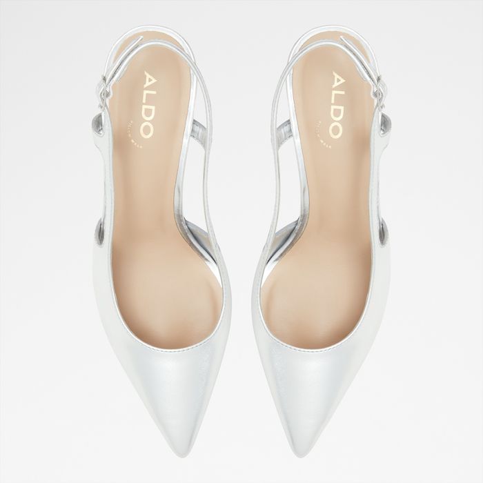 Stiletto heeled shoes in silver - GWELIRIEN