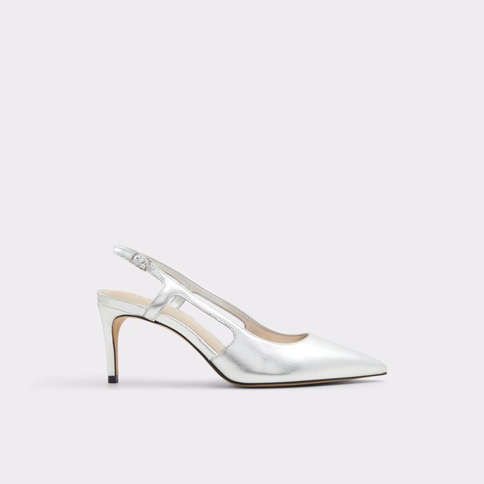 Stiletto heeled shoes in silver - GWELIRIEN