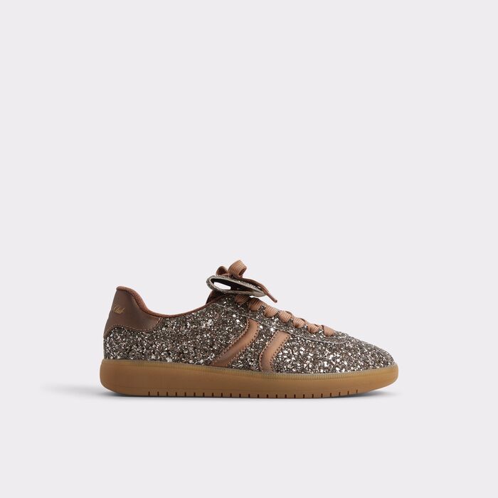 Flat trainers in bronze - ITSNEAKER