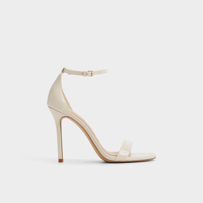 Stiletto heeled sandals in white - JACYNTHE