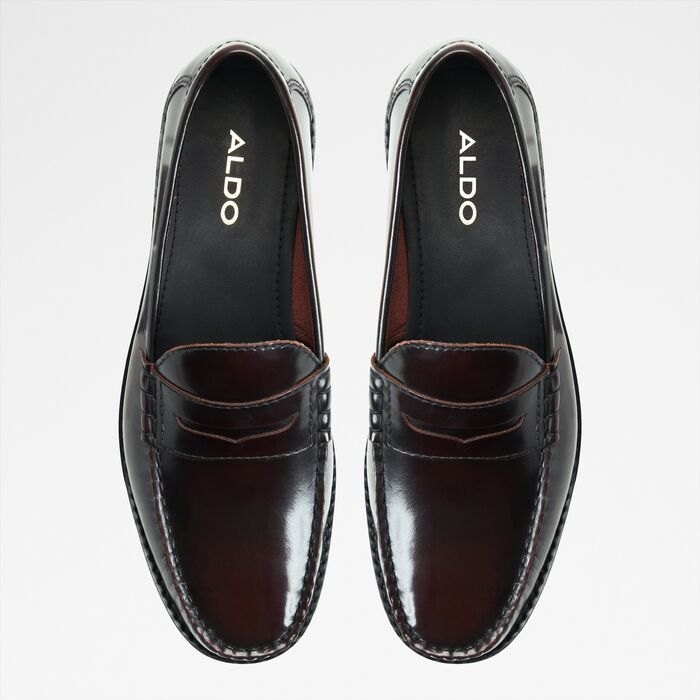 Loafers in bordo leather - JAREY