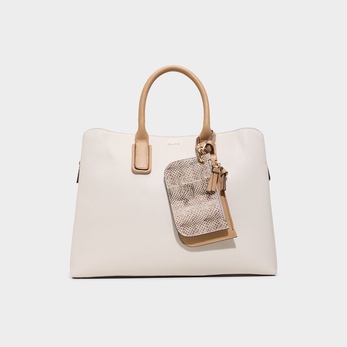 Handbag in white - JEINNA