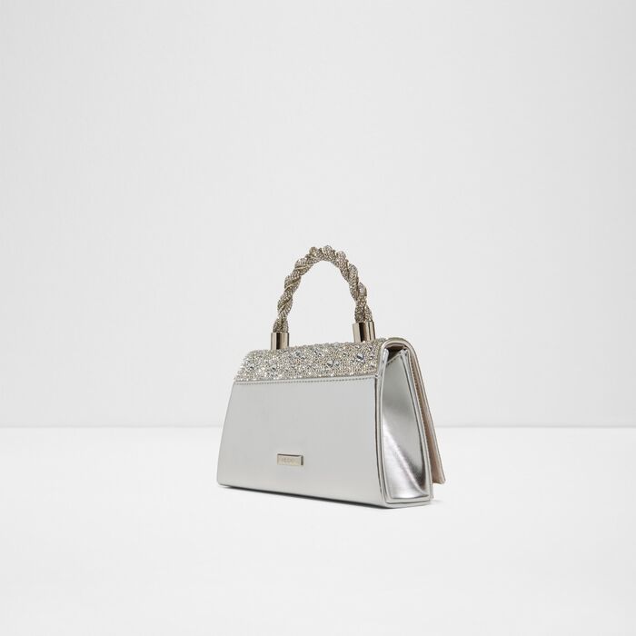 Handbag in silver - JOSEPHINA