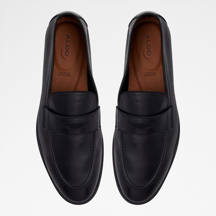 Loafers in black leather - JOURNEY
