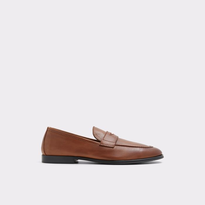Loafers in cognac leather - JOURNEY