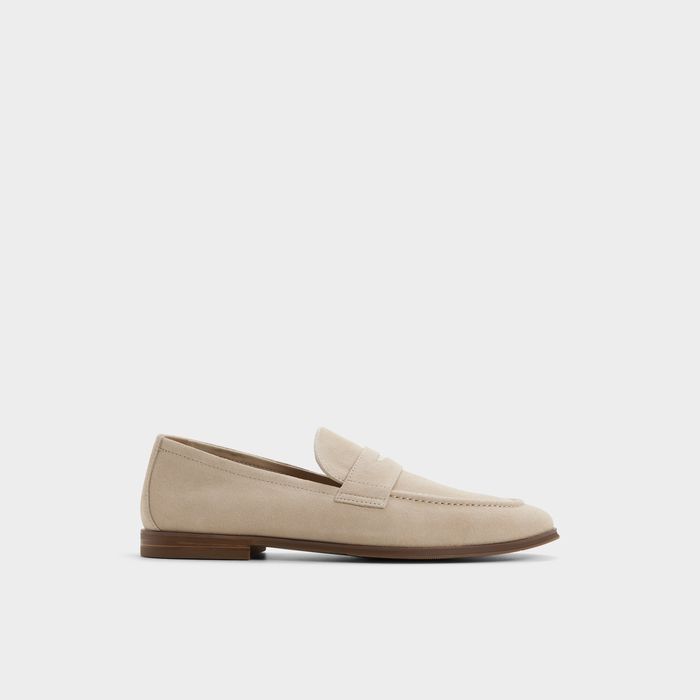Loafers in beige leather - JOURNEY