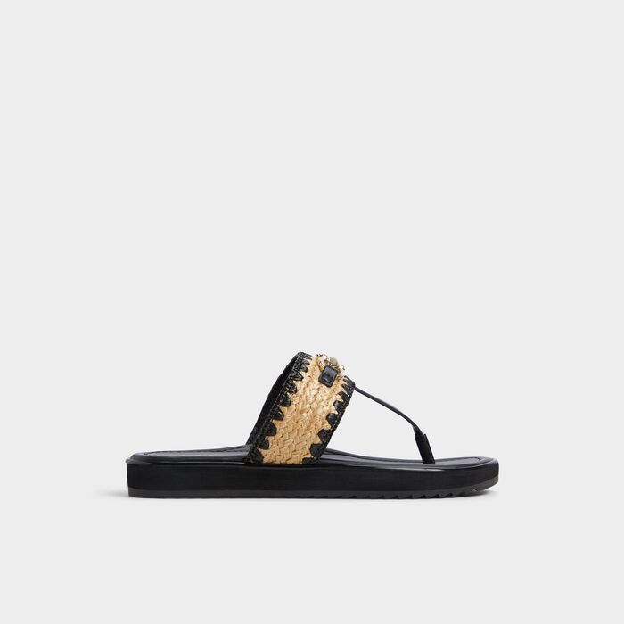 Flat sandals in black - LAJOLLA