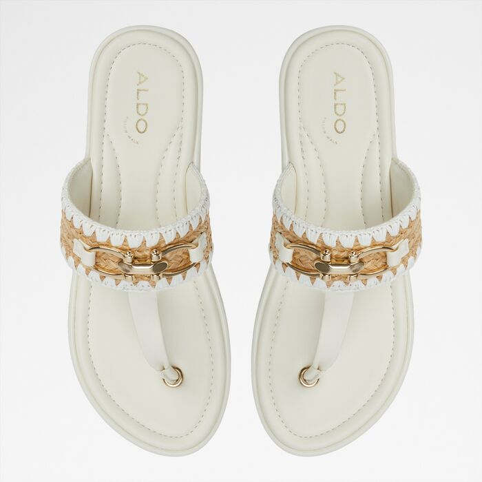 Flat sandals in white - LAJOLLA