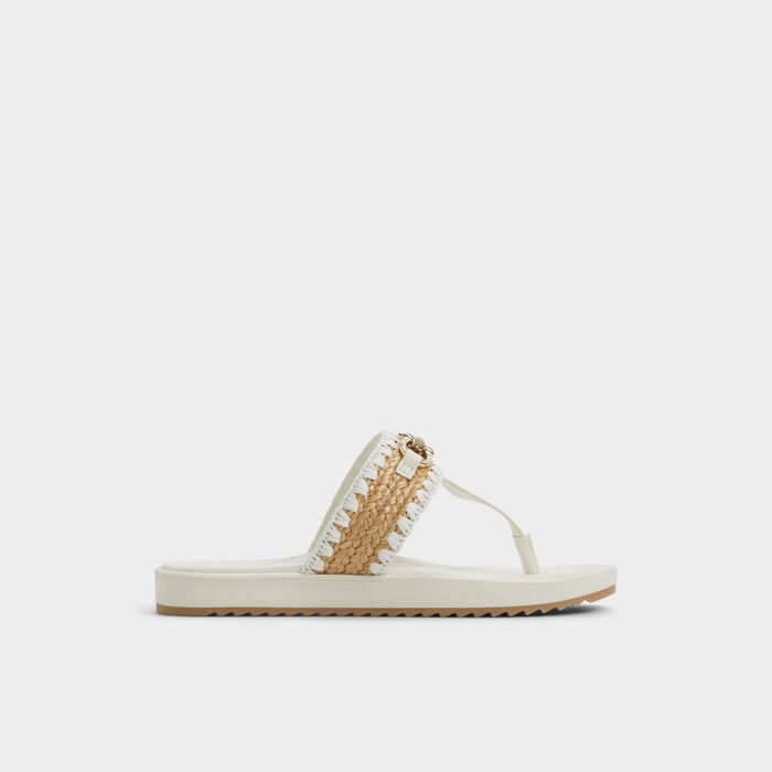 Flat sandals in white - LAJOLLA
