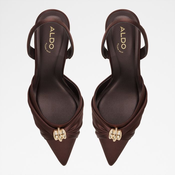 Stiletto heeled shoes in brown - LARSYNN
