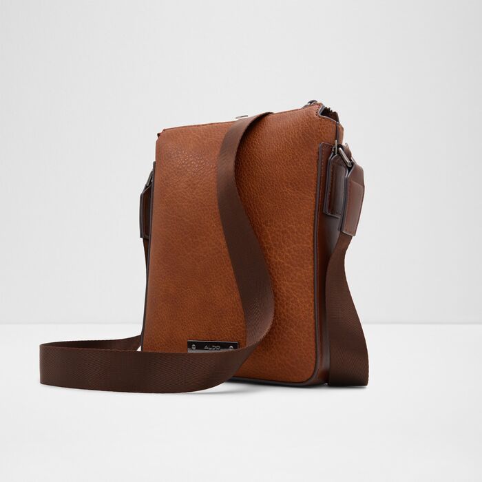 Crossbody bag in cognac - LEONEL