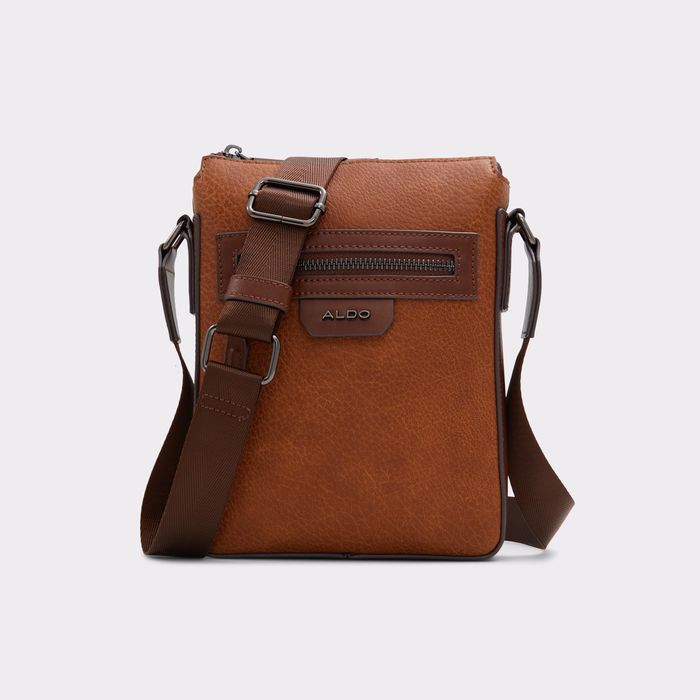 Crossbody bag in cognac - LEONEL