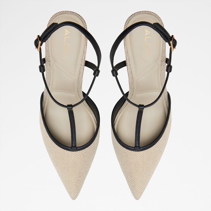 Stiletto heeled shoes in beige - LEONNA
