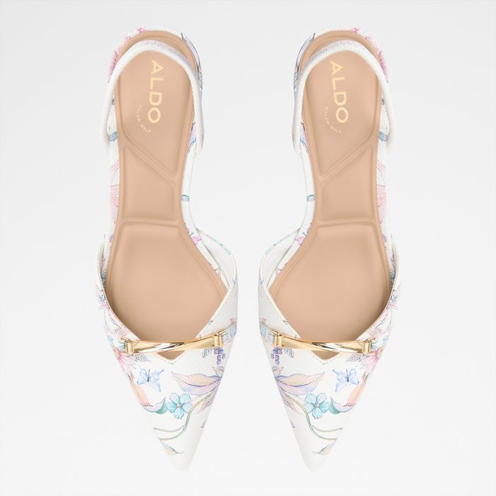 Stiletto heeled shoes in white - LIANYA