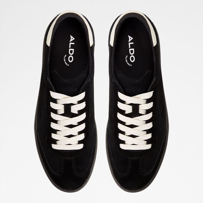 Trainers in black leather - LIDO