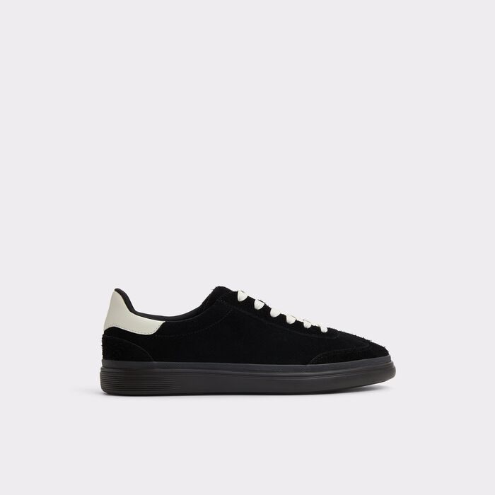 Trainers in black leather - LIDO